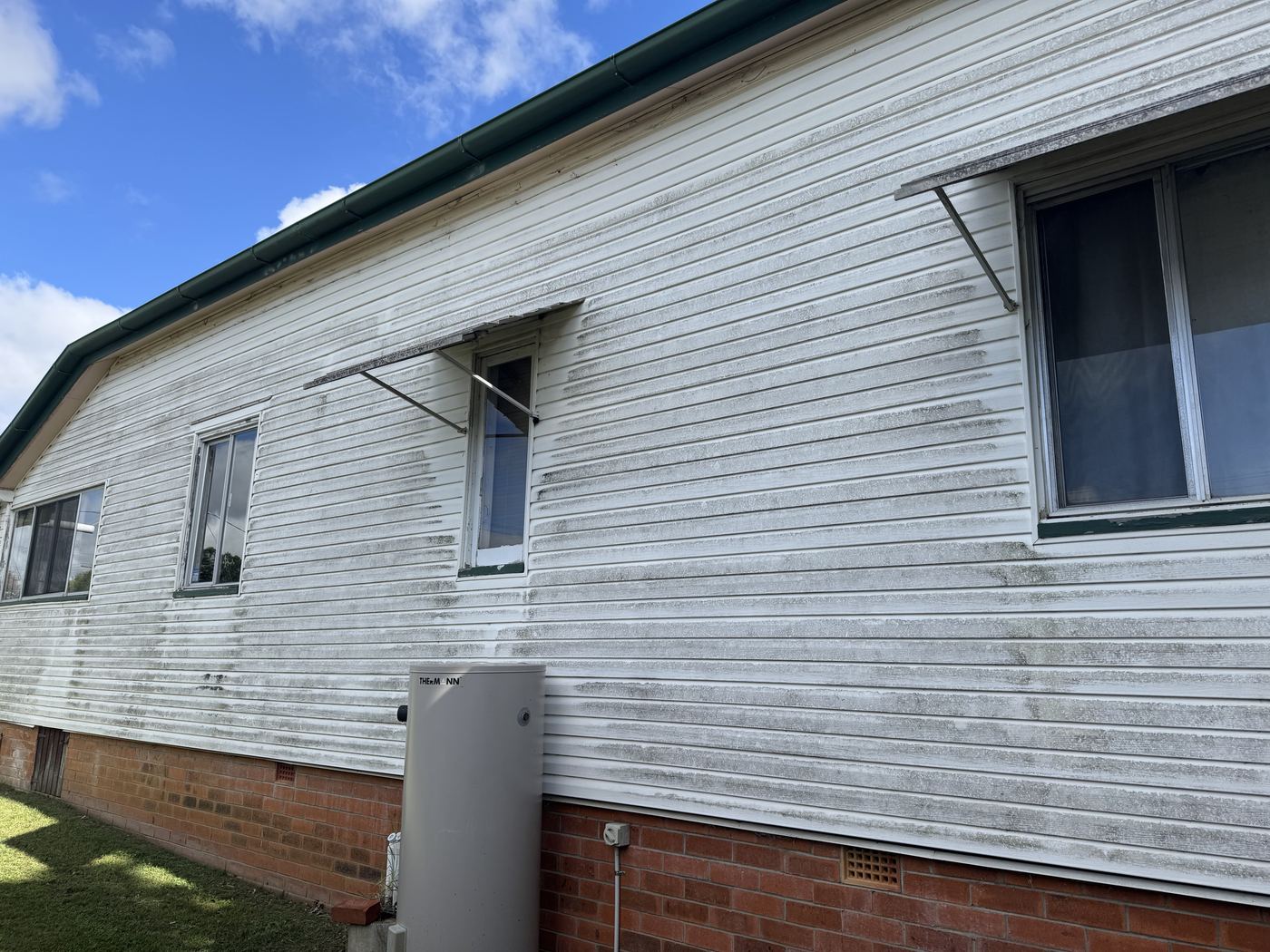 After — weatherboard house wash South Burnett